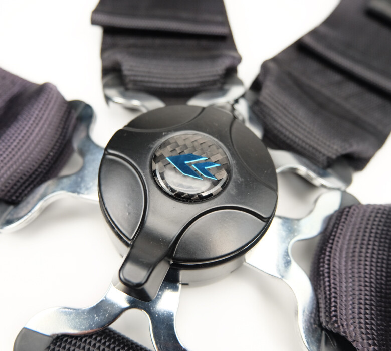 NRG SFI APPROVED Seat Belt Harness 5 Point Cam Lock Black SBH-B6PCBK