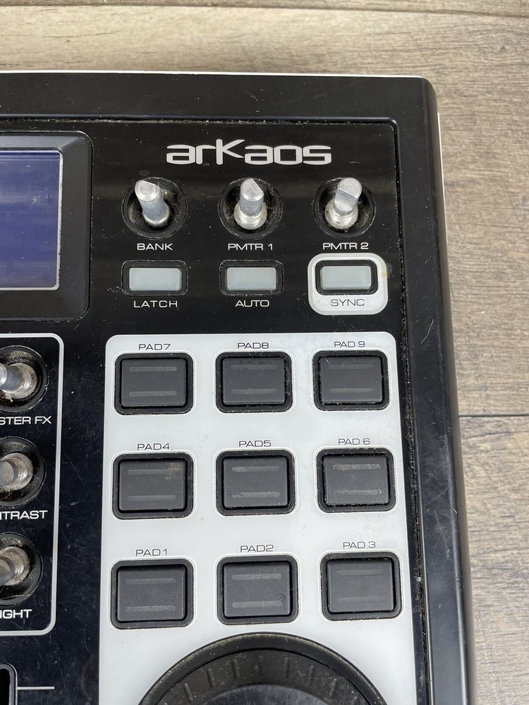 Numark NUVJ arkaos Mixer Controller ⚠️powers On No Other Testing ⚠️sold As-is