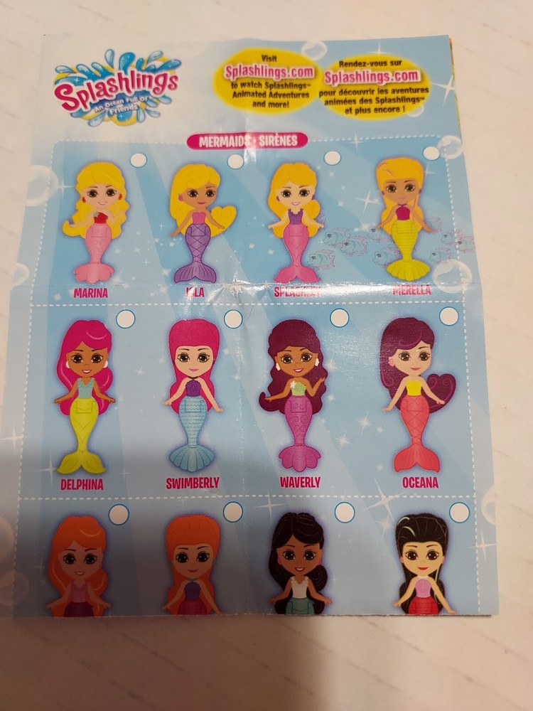Splashings Wave 1 Collector's Guide