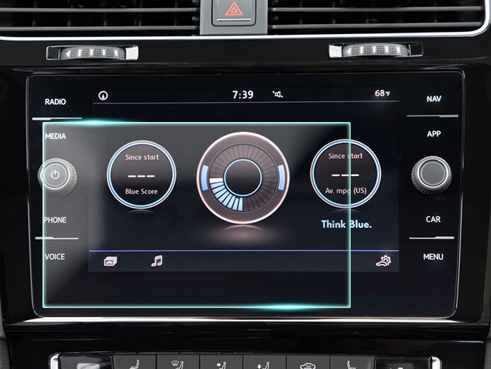 Crystal Clear Screen Protector for 2020 Volkswagen Golf non GPS Navigation