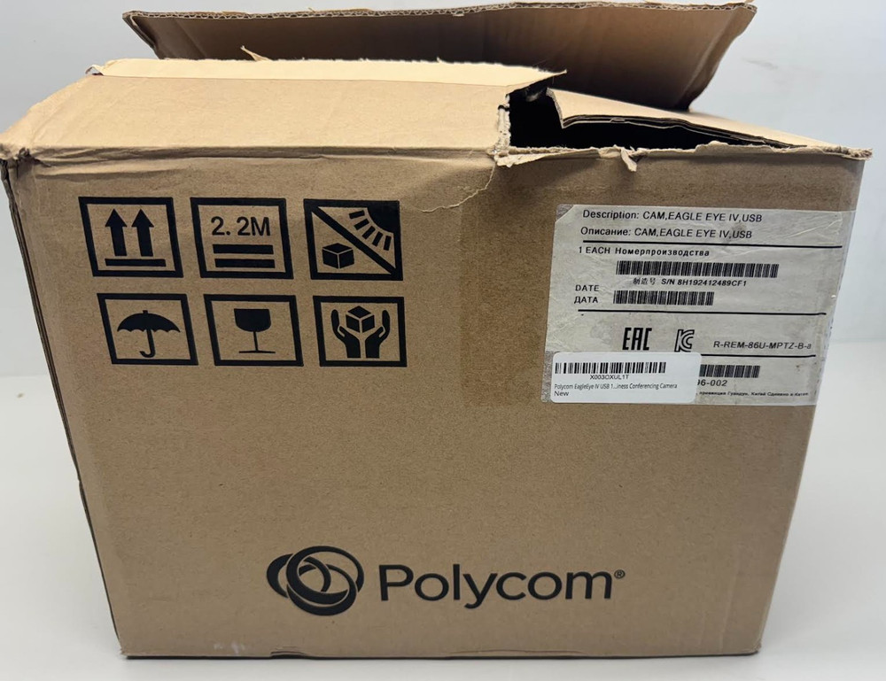 Polycom MPTZ-10 Eagle Eye IV 12x 1080P Video Conferencing Camera