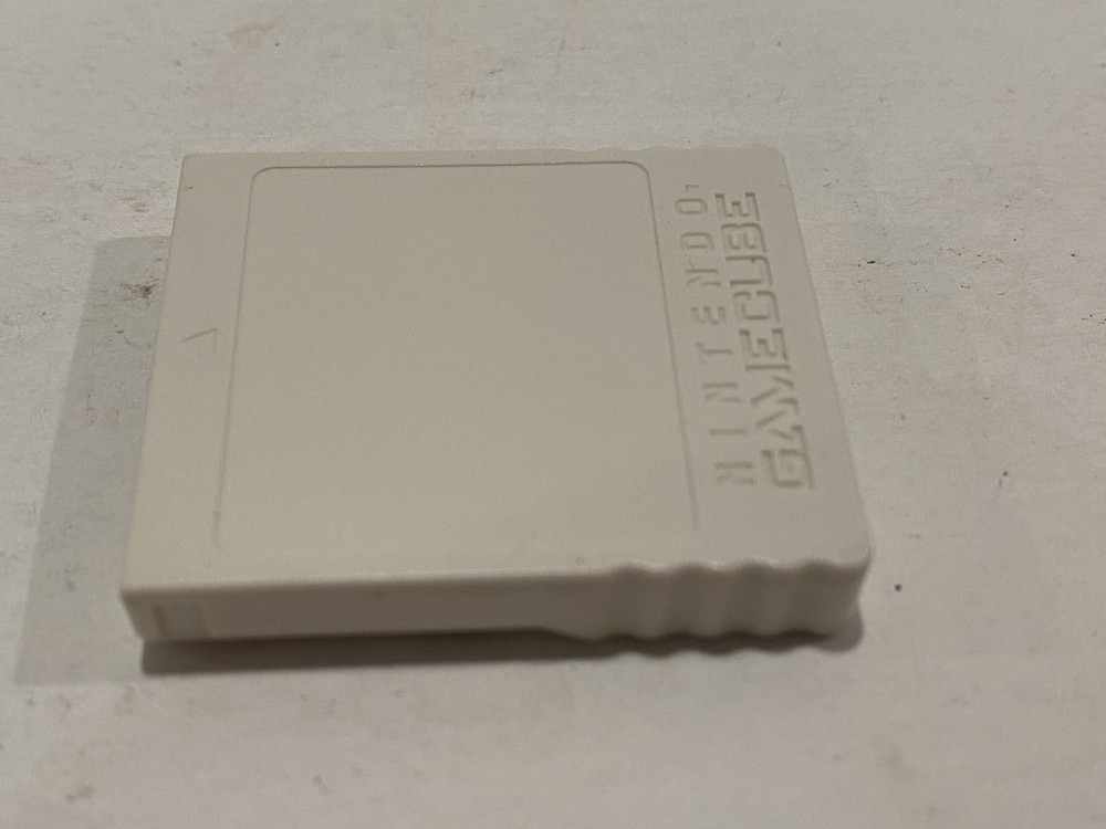 Official Nintendo GameCube Memory Card OEM DOL-020 Authentic 1019 Blocks White