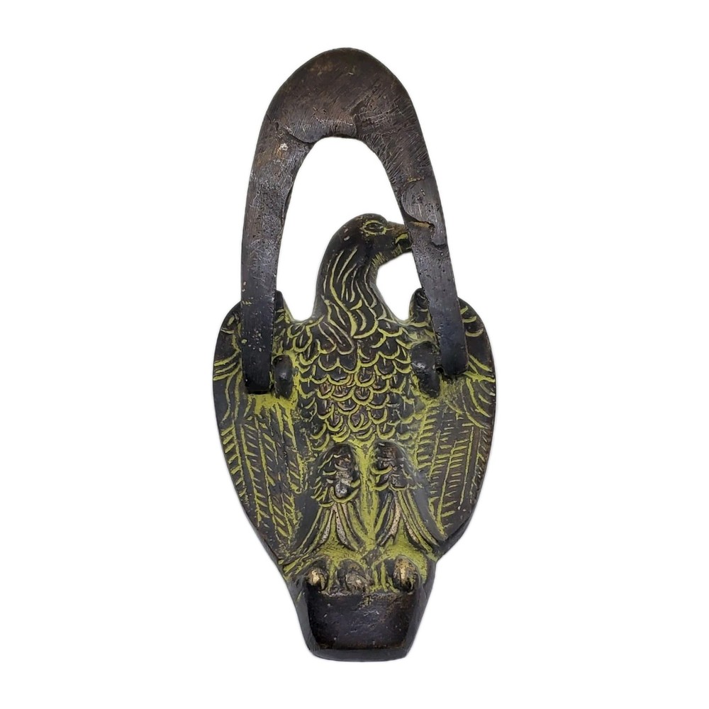 LARGE Cast Iron Antique Style Rustic Eagle Figurine Door Knocker