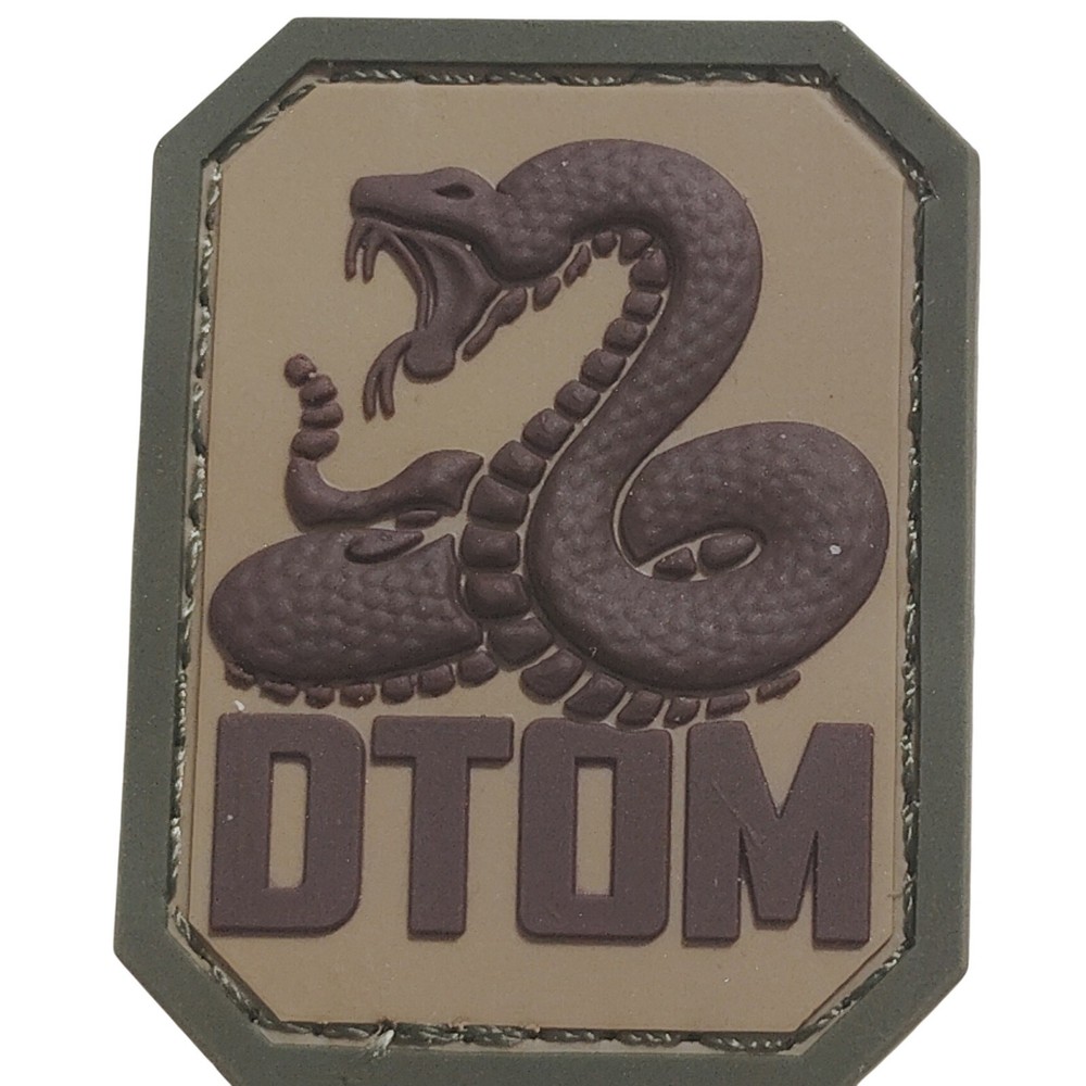 Monkey DTOM PVC Morale Patch – MultiCam OCP – Hook Back – 2" × 1‑1/2"
