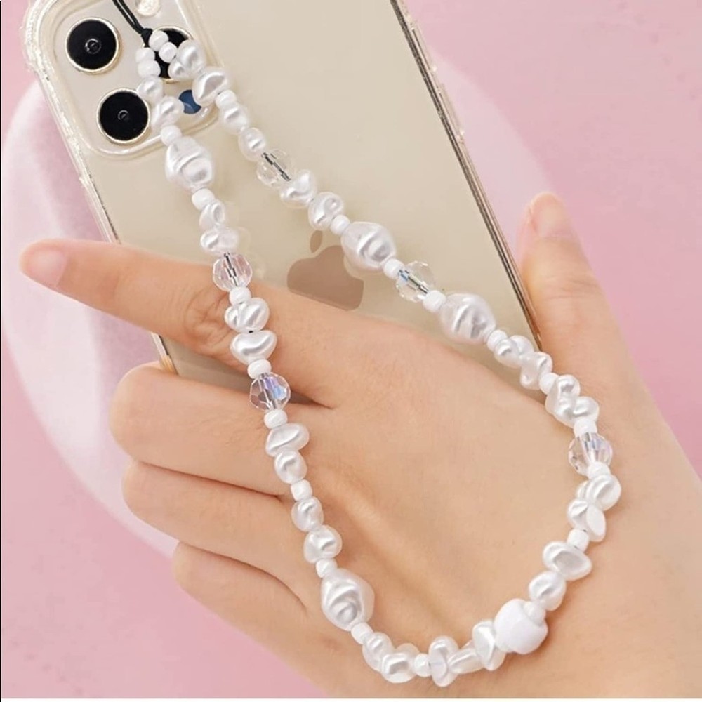 BEADED Phone Lanyard Wrist Strap