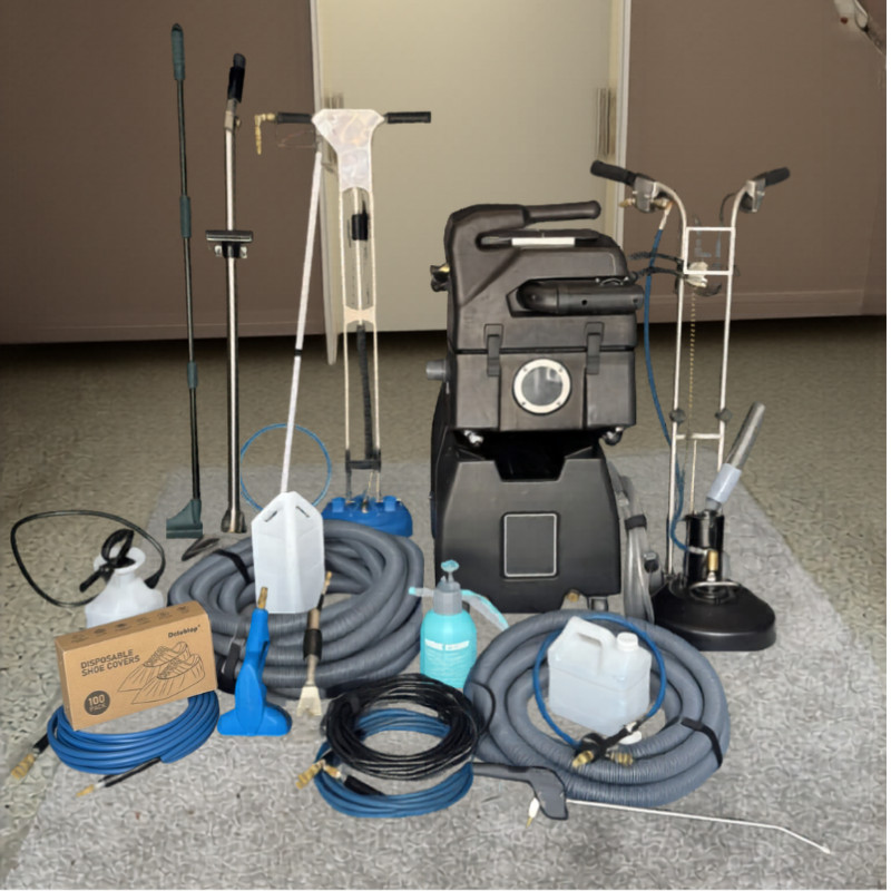 Carpet Cleaning Machine + Tile & Grout System –Rotovac 360i  -  Complete Setup