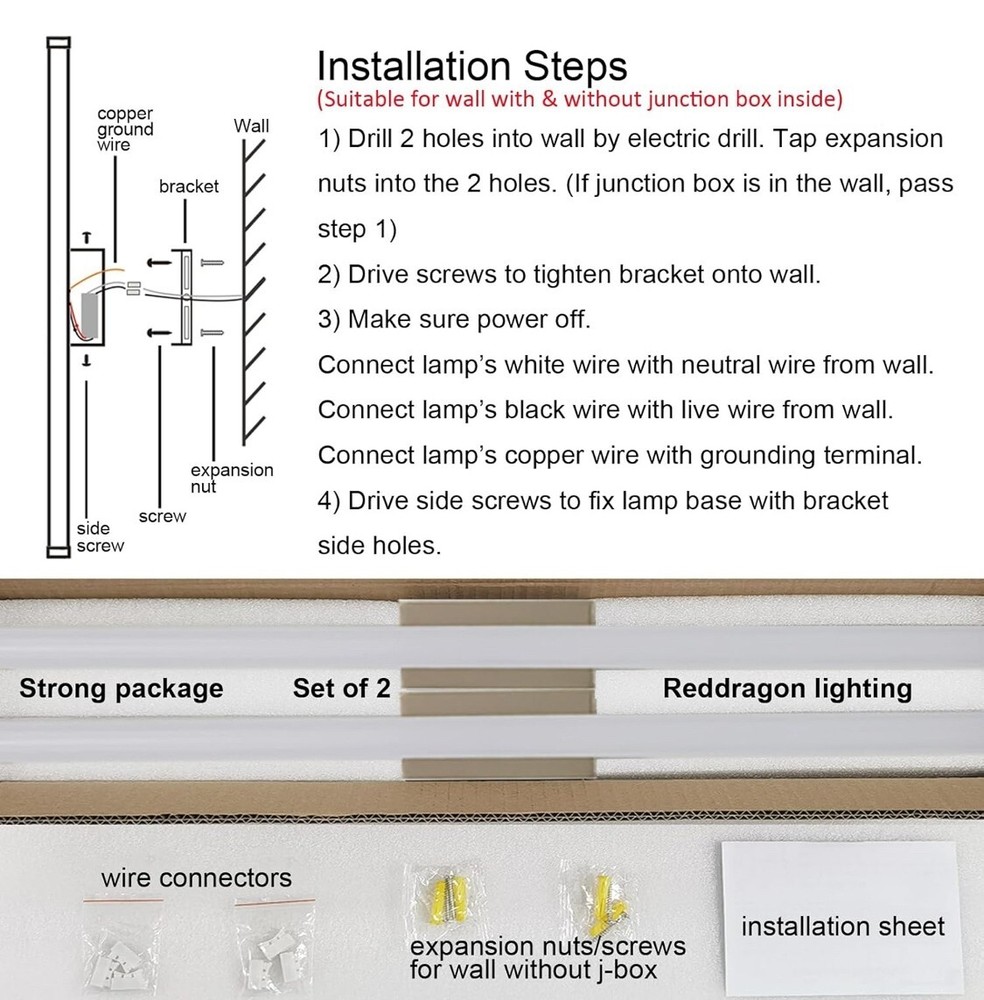 White Tube Wall Sconce.