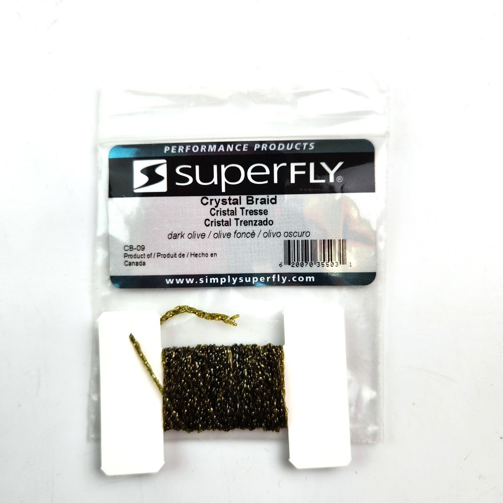 Superfly Crystal Braid - Dark Olive
