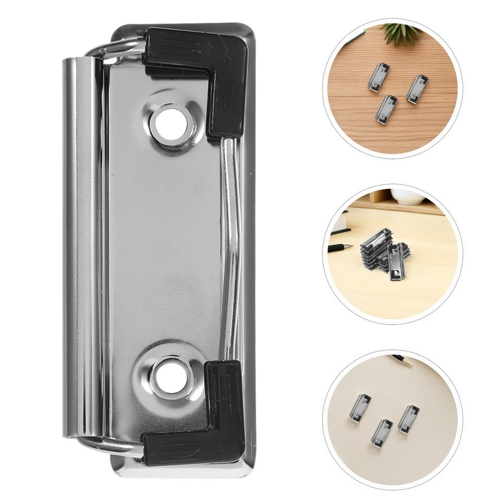 30 Pcs Clipboard Clips Mountable Clipboards Replacements for Office