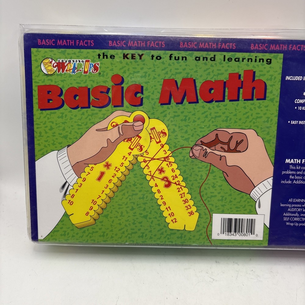 NEW Learning Wrap-Ups Basic Math Facts: Addition, Subtraction, Multiplication CD