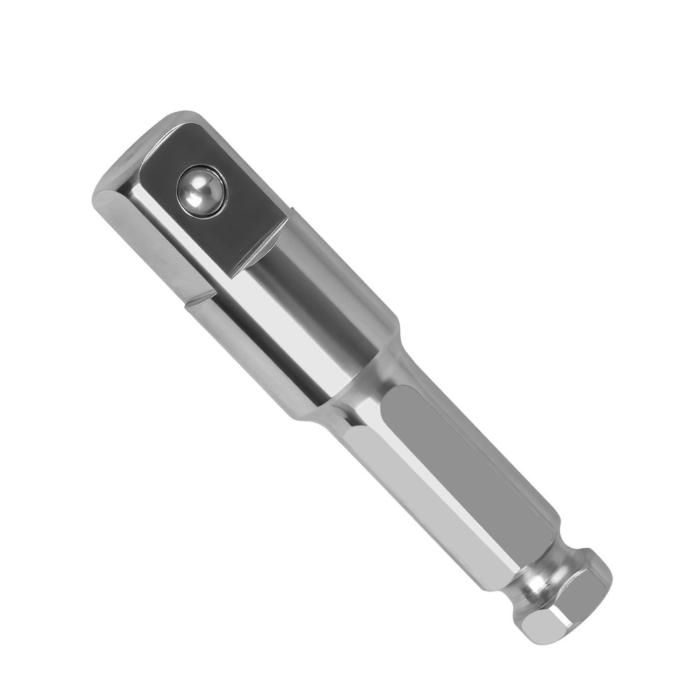 7/16 Hex to 1/2 Square Socket Adapter Drive Converter, Impact Driver Bit