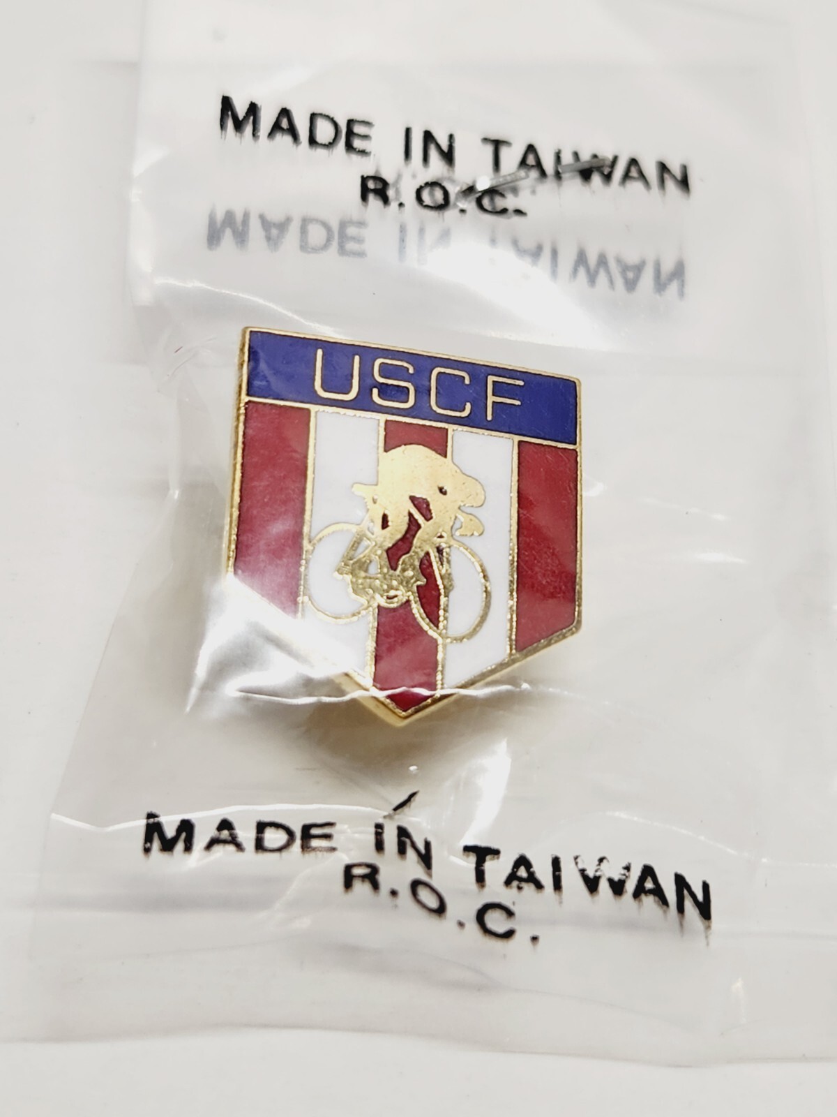 United States Cycling Federation USCF Track Racing Lapel Pin Judges Collection