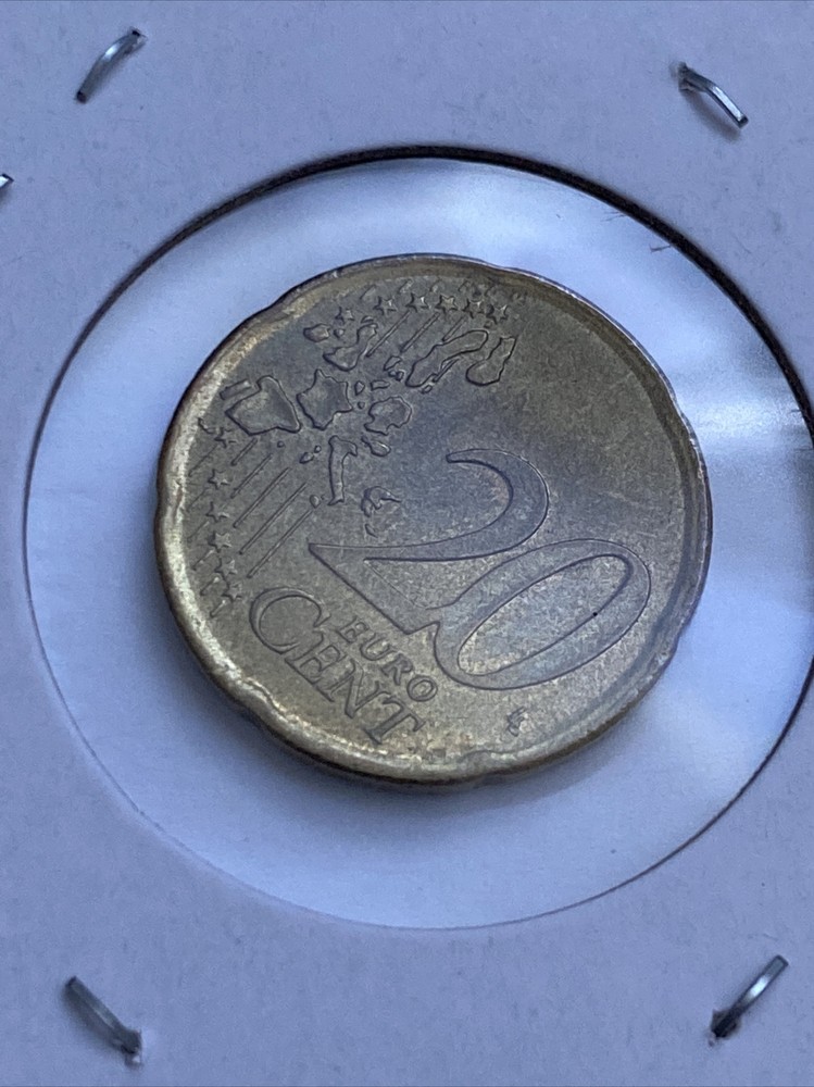 2002 Portugal 20 Cent Coin B10