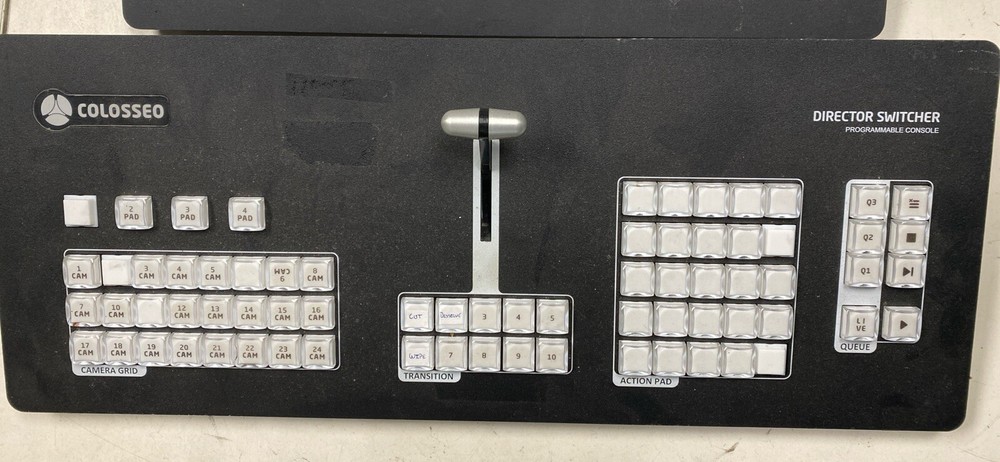 Colosseo Director Switcher Programmable Console w/replay switcher