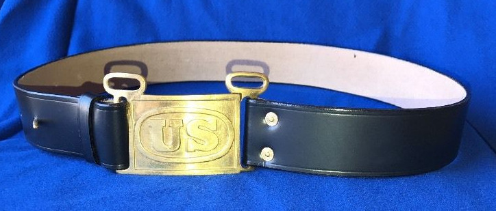 M1874 Leather Infantry Belt for Palmer Brace MEDIUM (36-42) Indian Wars