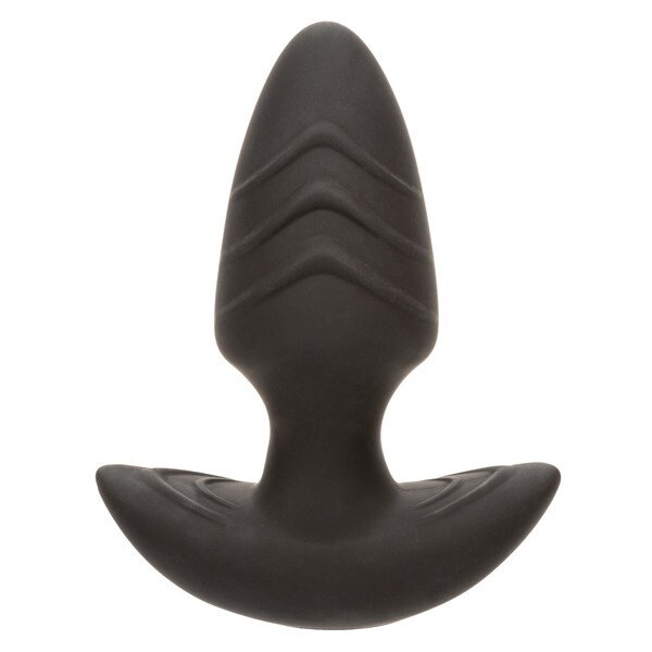 CalExotics Rock Bottom Vibrating Rotating Butt Plug Probe Black