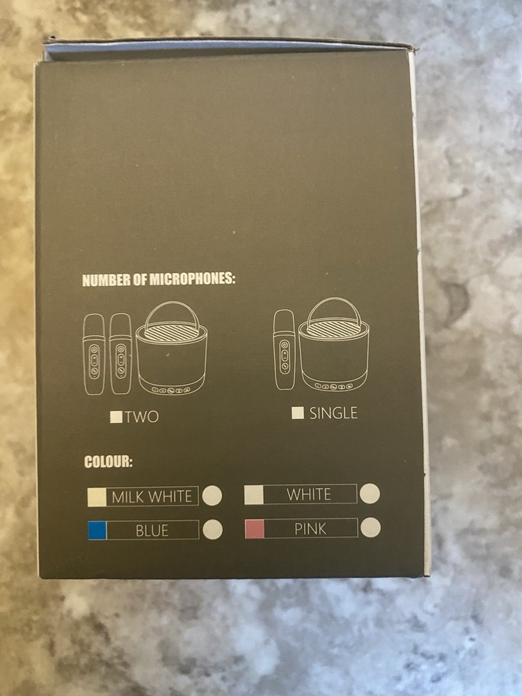 Mini Karaoke Machine, Pale Pink