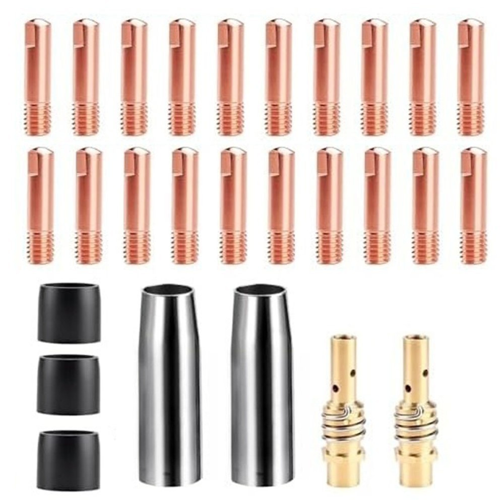 Welding Nozzle Set 27PCS for MB15AK Includes Essentials for MIG Welding