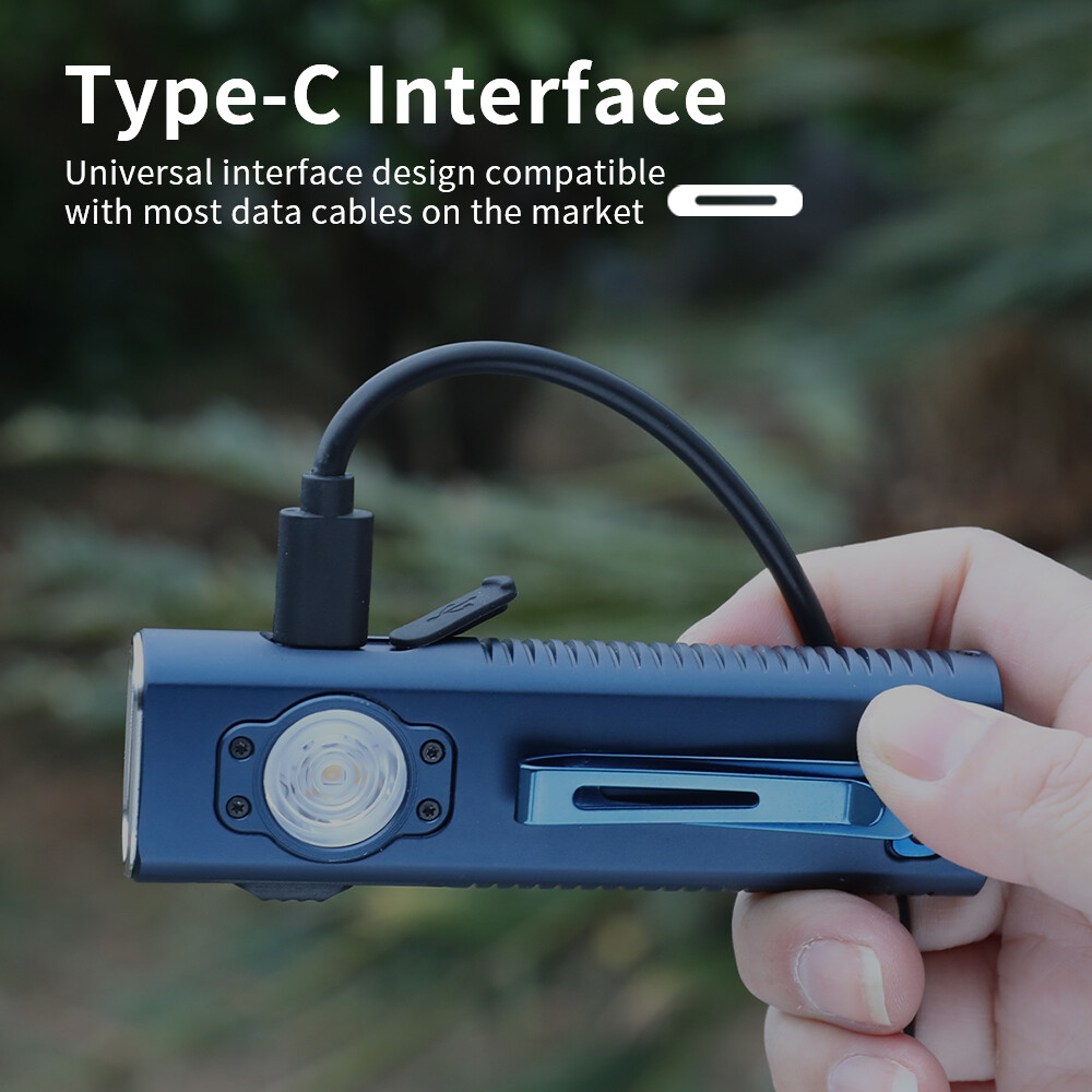 Trustfire Pro Flat EDC Flashlight Small Powerful with LED Light, UV, Green Laser