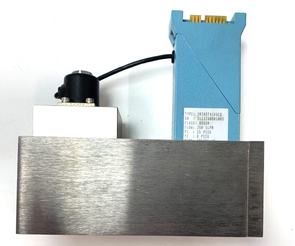 PARKER/PORTER 203AEFASVXCQ MASS FLOWMETER/FLOW CONTROLLER FLUID: ARGON