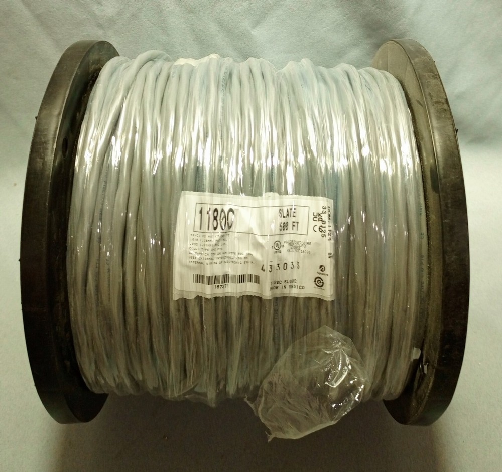 Processed Wire 1180C Slate 500 Ft