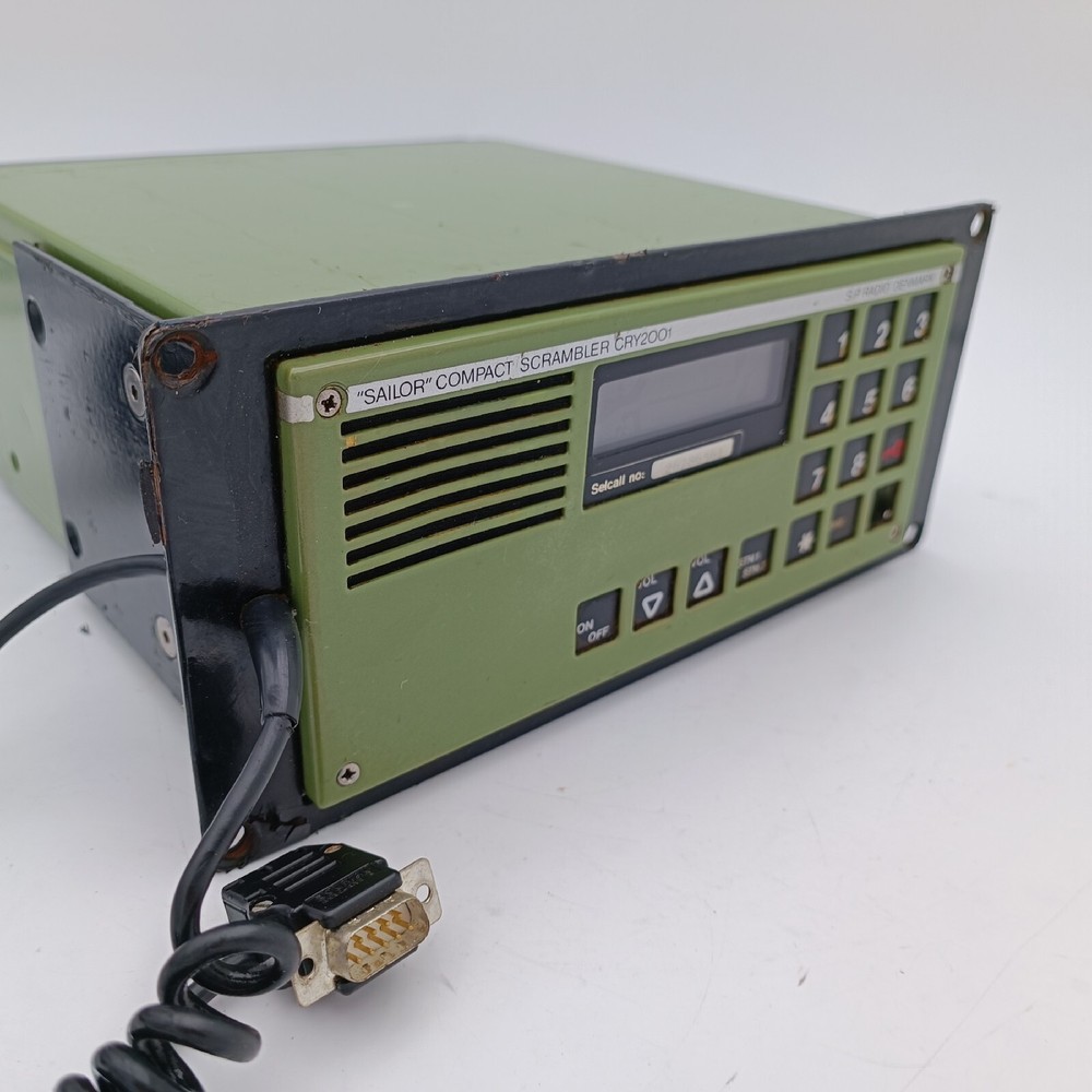 Sailor CRY2001 Synchronized Analog Compact HF Scrambler w/ Handset & Mount RT144