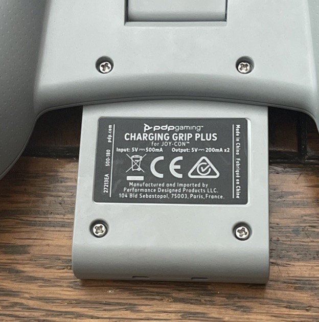 PDPGaming Charging Grip Plus for Nintendo Switch