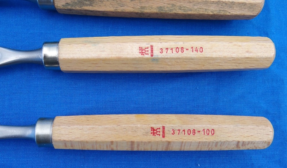 J.A. Henckels GERMANY Gunsmithing Wood Chisels Gouges Flat & Curved Brownells
