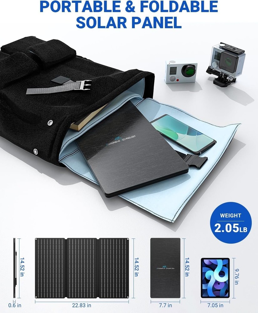 Ecosonique 30W Portable Solar Panel