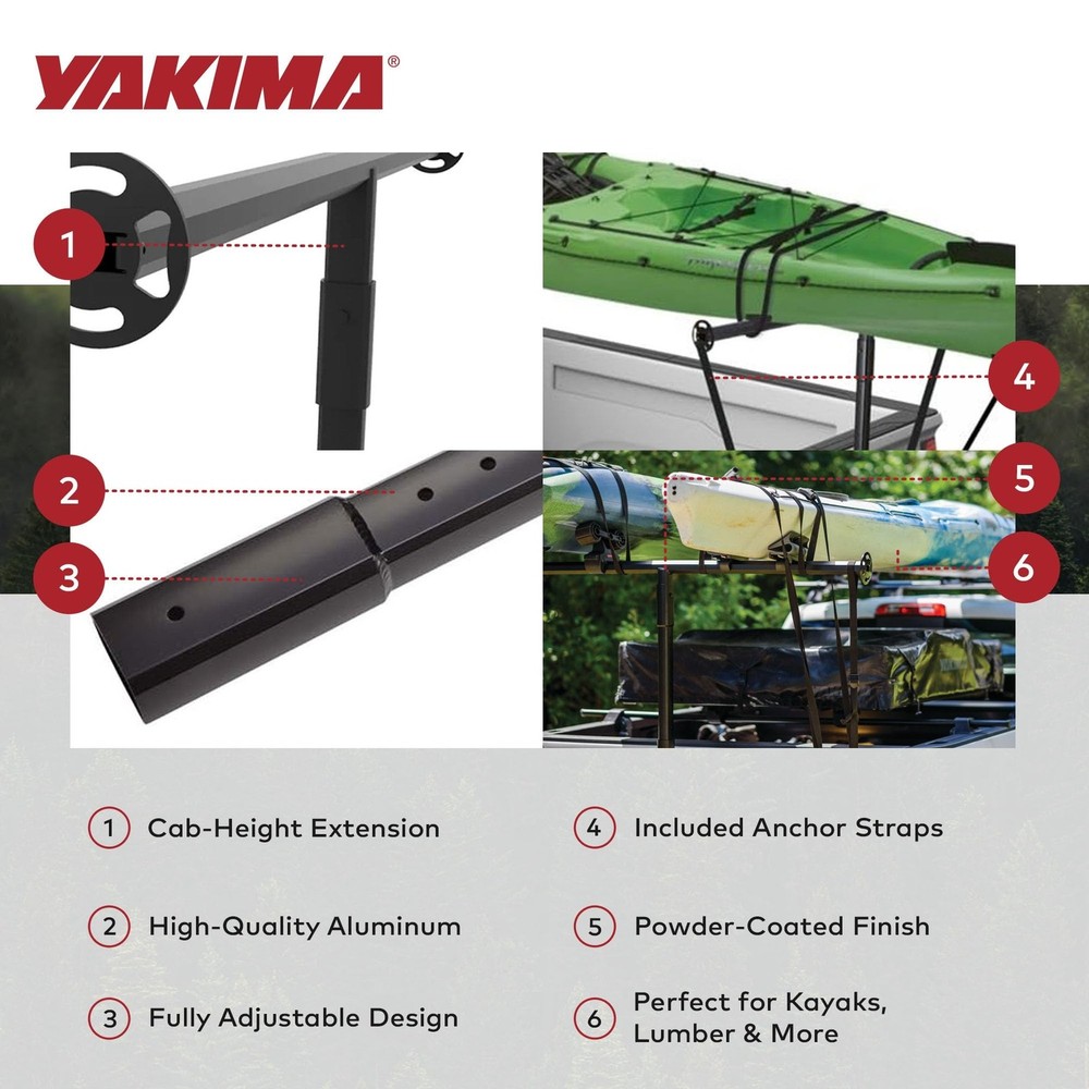 YAKIMA - LongArm Height Extension for LongArm Bed Extender, Increases Height ...