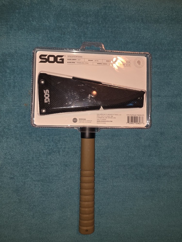SOG Fasthawk Tomahawk With Nylon Sheath
