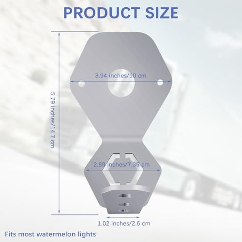 Watermelon Light Bracket, Turn Signals Bracket Watermelon Light, Stainless 4