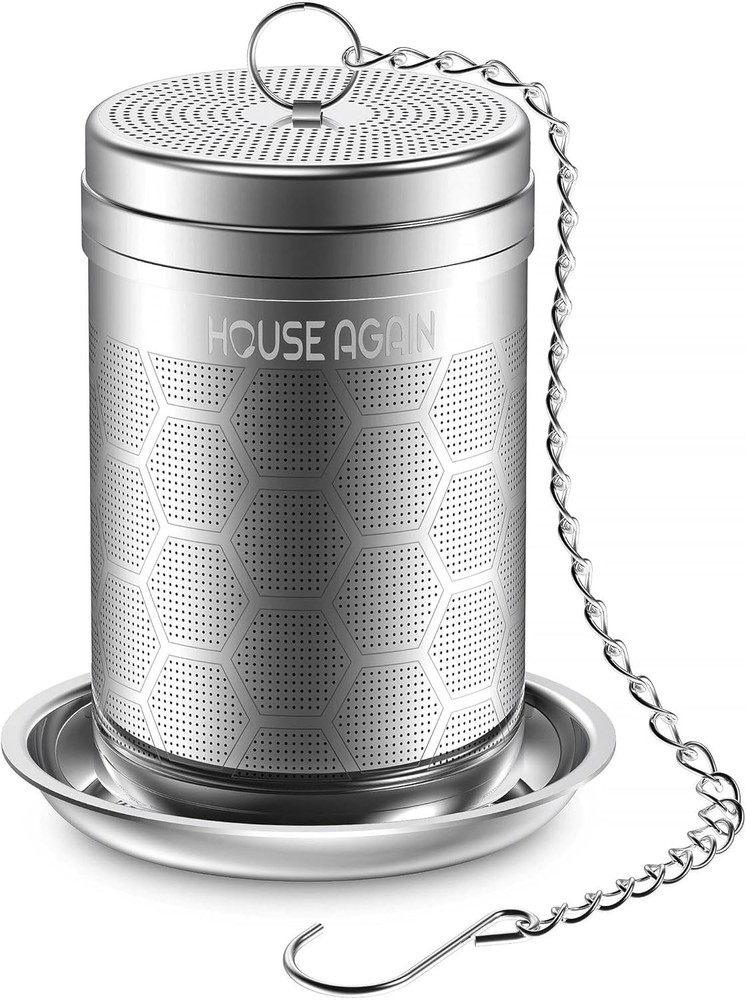 House Again Tea Infusers, Extra Fine Mesh Tea Strainers for Loose Tea, Updated S