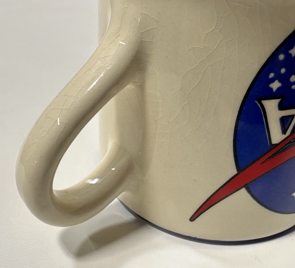 Vintage Retro NASA Logo Ceramic Coffee Mug Space Program