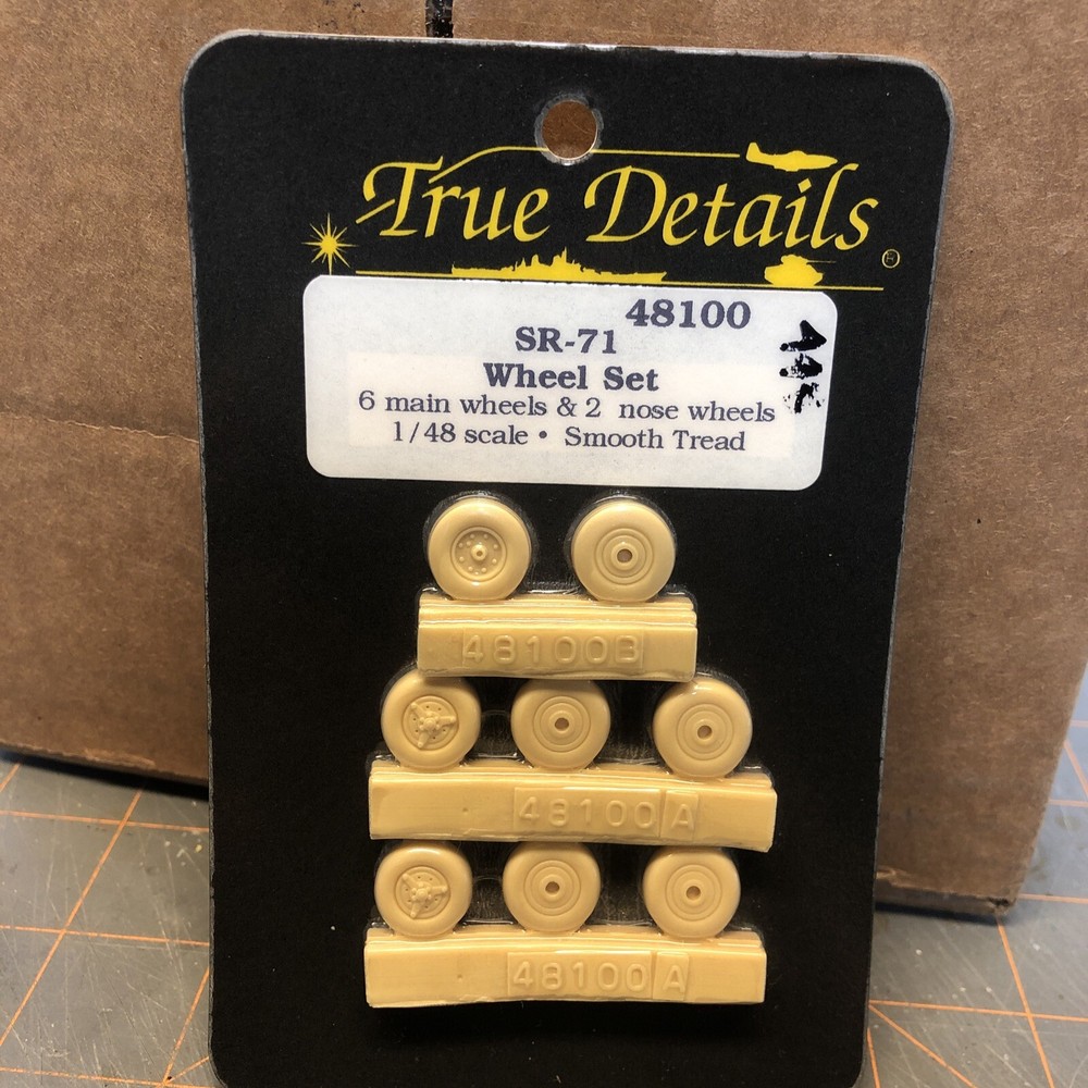 1/48 True Details 48100 SR-71 Wheel Set