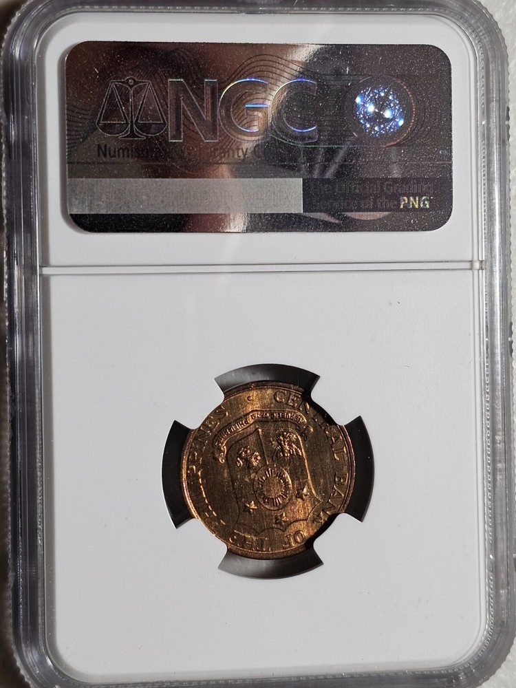 Philippines 5 Centavos 1959 NGC MS 64