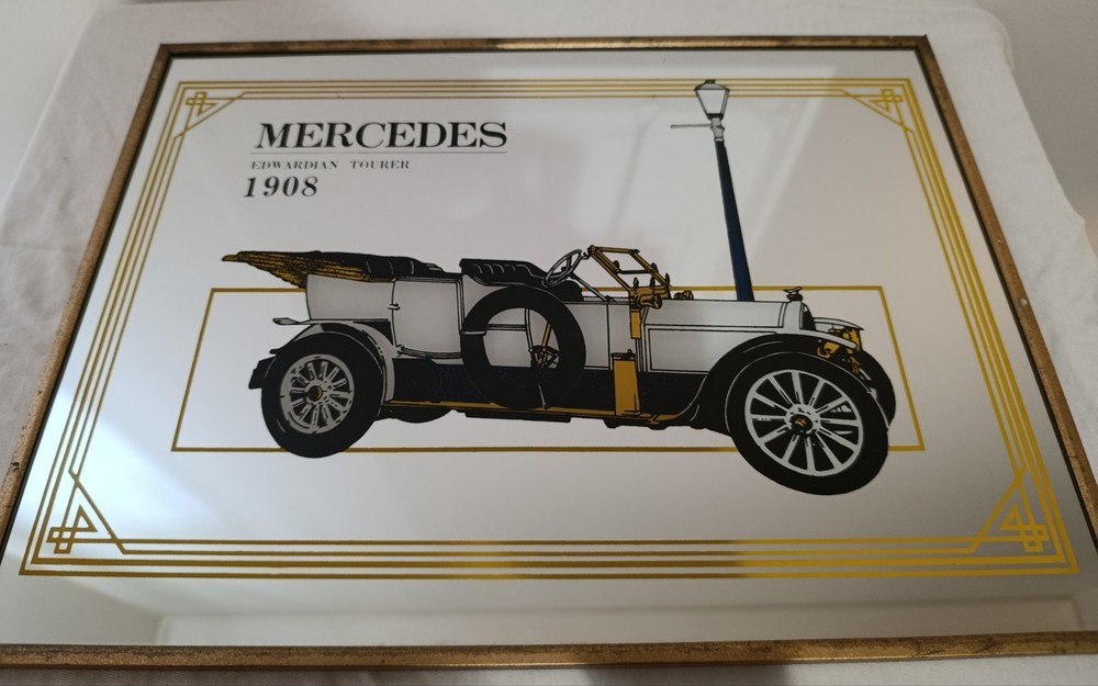 Mercedes 1908 Bar Mirror