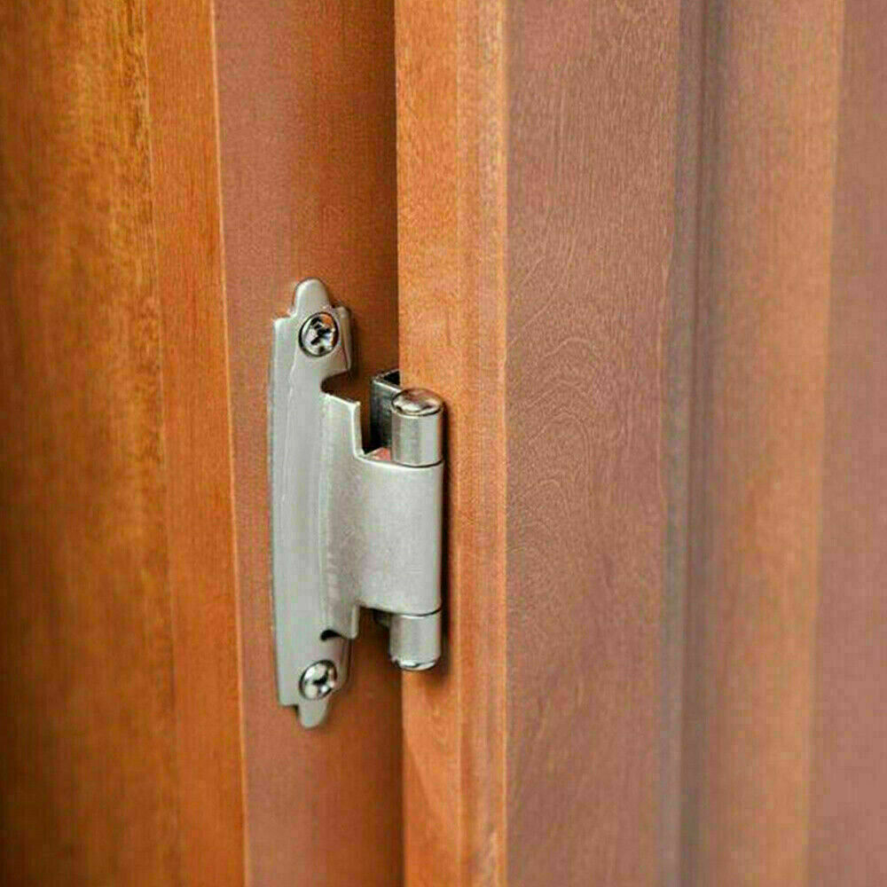 40Pcs Kitchen Cabinet Hinges Overlay Self Closing Face Mount Cupboard Door Hinge