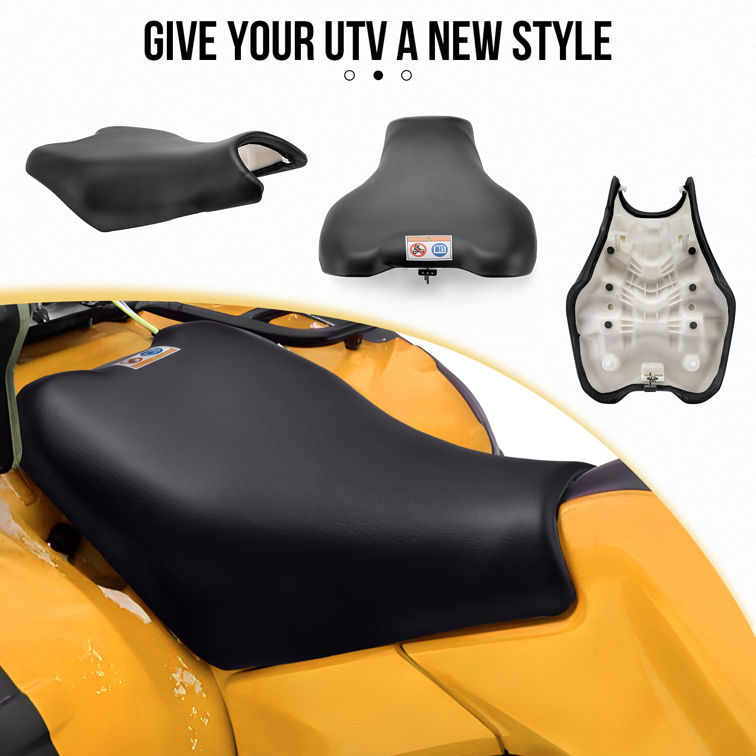 Complete Seat For Honda Rincon 650 TRX650FA TRX650FGA 4x4 2003 2004 2005 Black