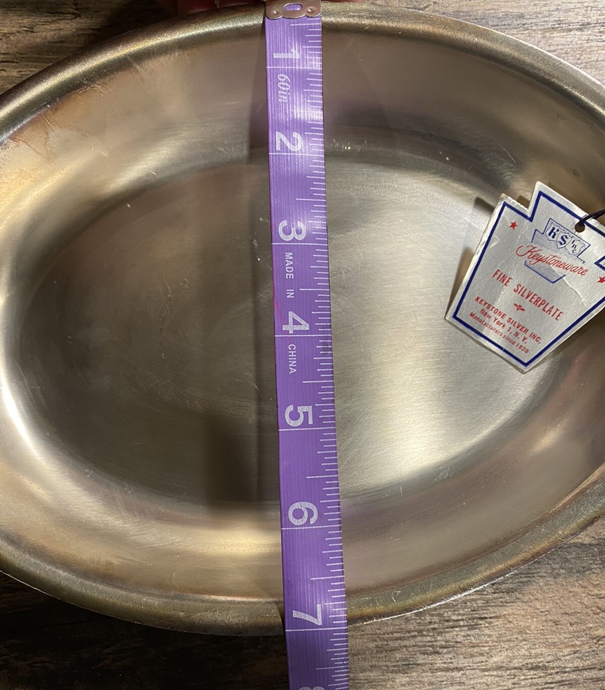 Ketstoneware Silver Plate Covered Serving Casserole Dish