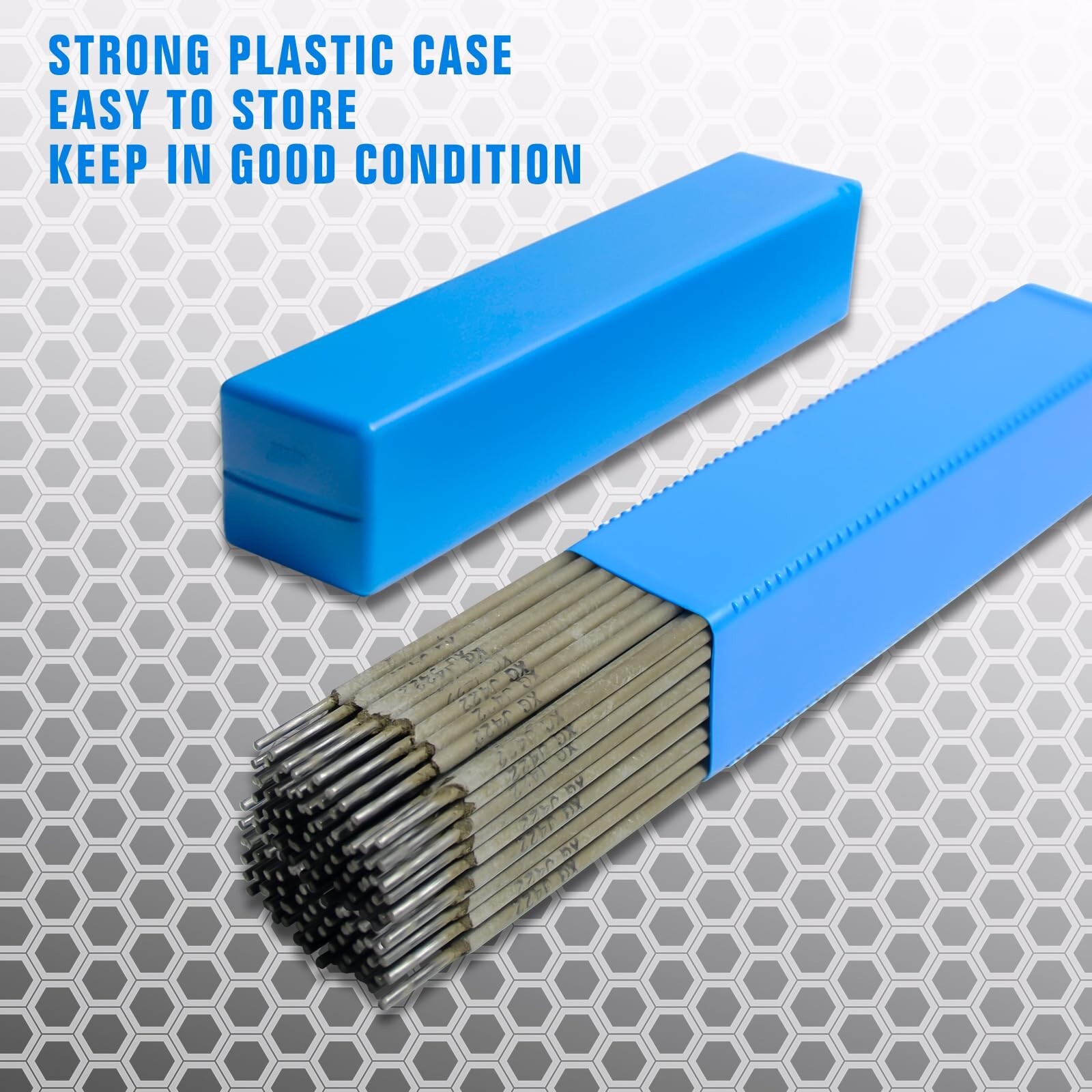 3/32" J422 Carbon Steel Welding Rods, 4.5LB for Welding Pressure Pipes