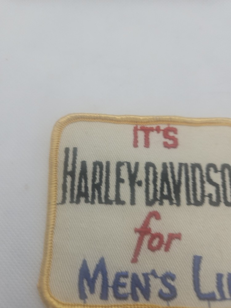 “HD For Men’s Lib” Harley-Davidson Patch / Emblem