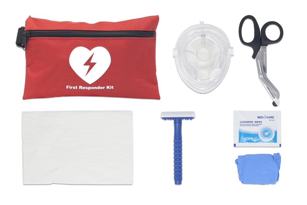 First Responder Kit Case Designed to Hold AED Components Safety Gear 1 PC