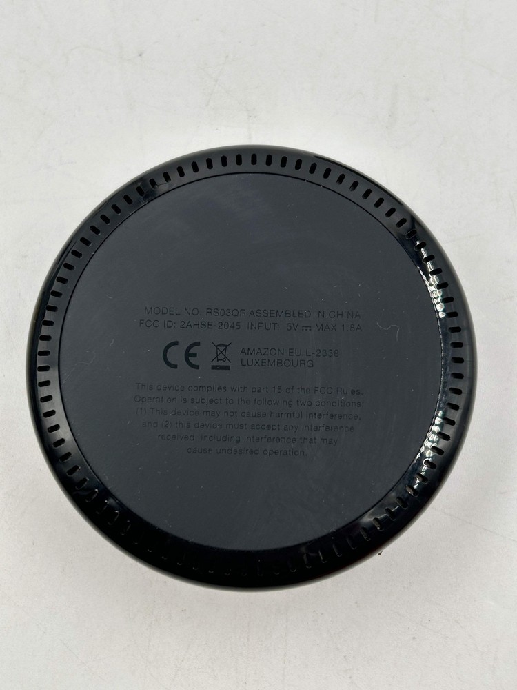 Amazon Echo Dot 2nd Gen 2016 Smart Home Speaker Black W/ Power Cable - Open Box