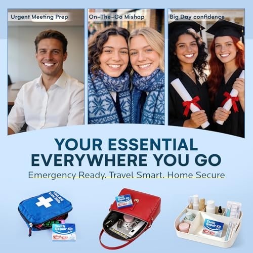 Temporary Tooth Repair Kit: Missing Tooth Replacement Kit Replace Missing or Bro