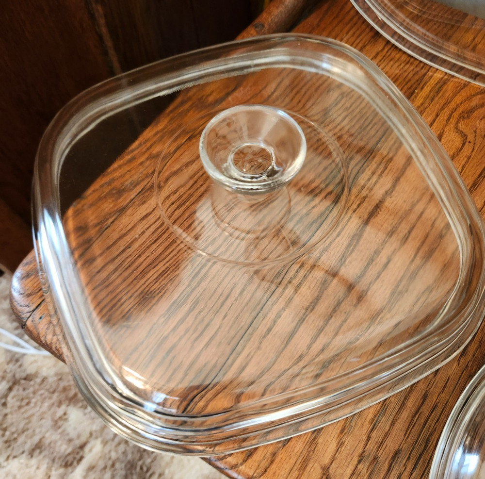 Corningware (Pyrex) Glass Lids - 2 sizes available