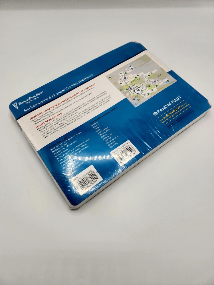 Thomas Guide San Bernardino & Riverside Counties 2009 Sealed