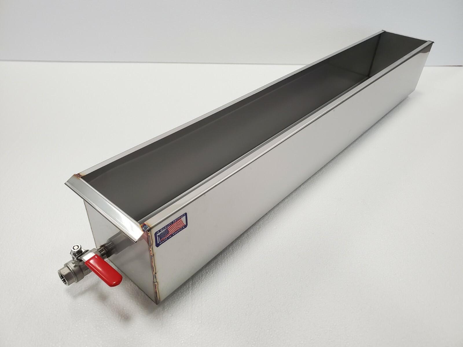 Allied Stainless Steel Parkerizing Tank, Gunsmith, blueing 40"x6"x6", 20ga USA!!