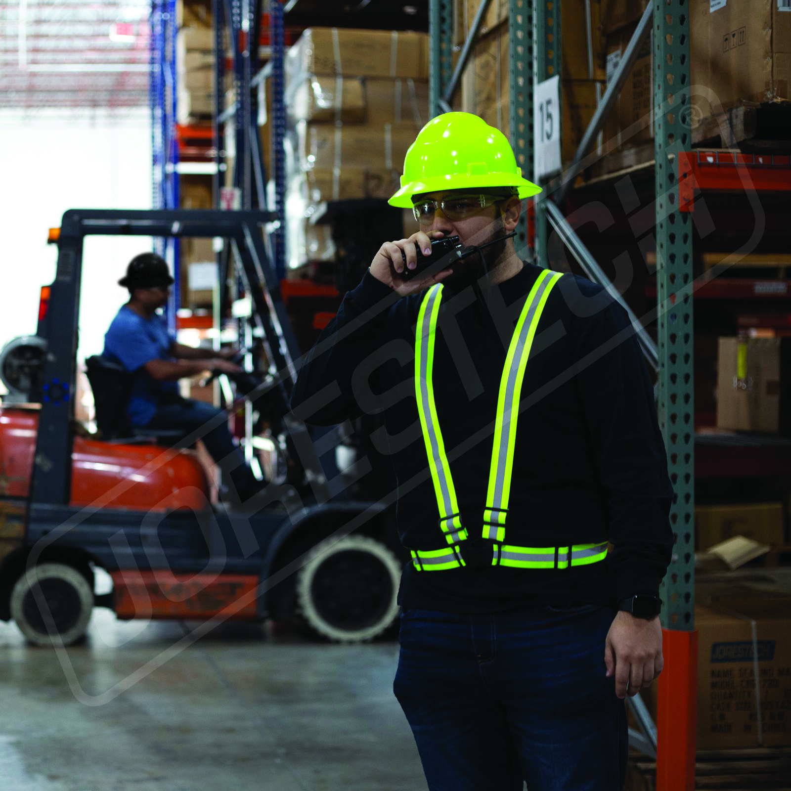 New Hi Vis Reflective Vest Safety Belt Running Walking Cycling Biking JORESTECH