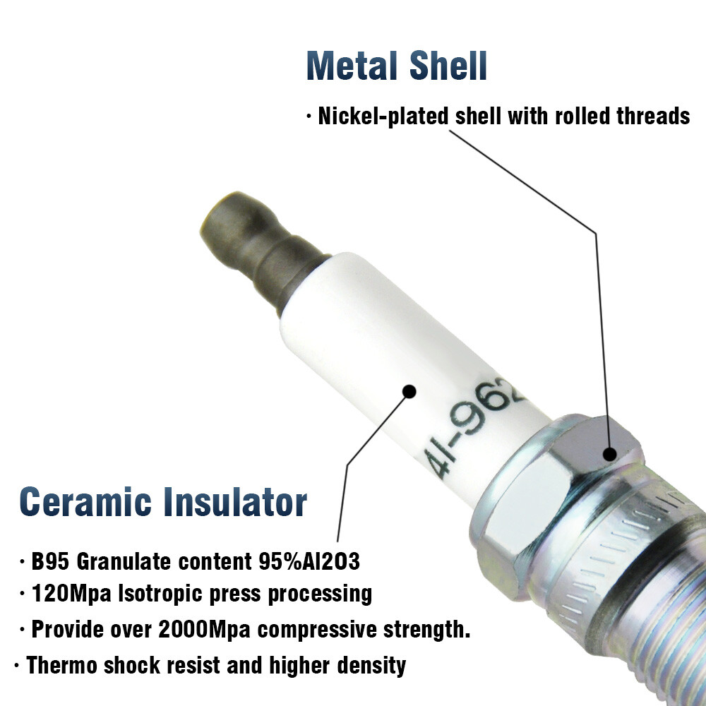 8x Spark Plugs and Wires Set for GMC Chevy Tahoe Hummer 5.3 6.0 V8 9748HH 41-962